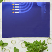 Happy Hanukkah Kitchen Towel Theedoek (Gevouwen)