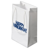 Happy Hanukkah! Klein Cadeauzakje (Achterkant Gekanteld)