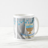 Happy Hanukkah Koffiemok (Voorkant rechts)