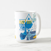 Happy Hanukkah Koffiemok (Voorkant rechts)