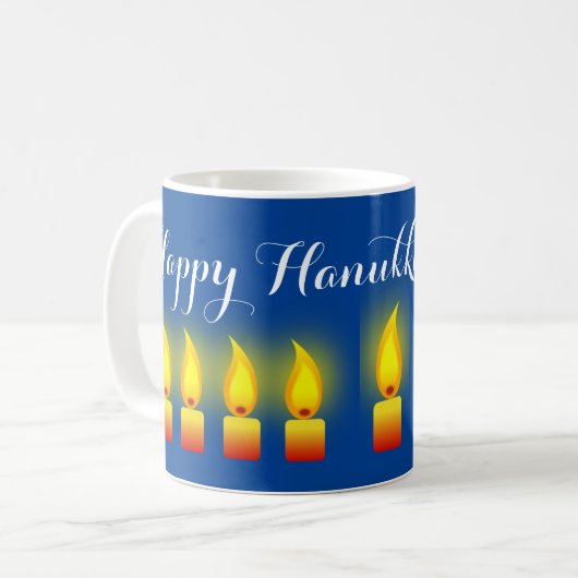 Happy Hanukkah Koffiemok (Voorkant links)