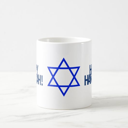 Happy Hanukkah Koffiemok (Center)