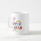Happy Hanukkah Koffiemok (Voorkant links)