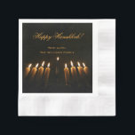 Happy Hanukkah Lamp Menorah Light Candles Chanukah Servet<br><div class="desc">Happy Hanukkah Lamp Menorah Lights Candles Chanokah Festival of Lights Napkins Hanukkah Cocktail Party Napkins,  Je kunt alle tekst wijzigen of verwijderen</div>