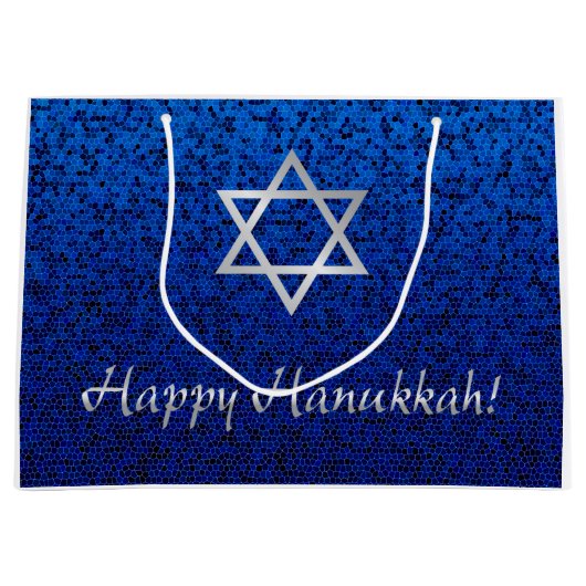 Happy Hanukkah! Large Cadeautasje (Voorkant)