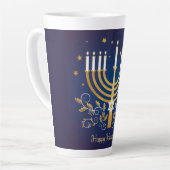 Happy Hanukkah Latte Mok (Linkerhoek)