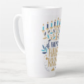 Happy Hanukkah Latte Mok (Linkerhoek)