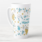 Happy Hanukkah Latte Mok (Linkerhoek)