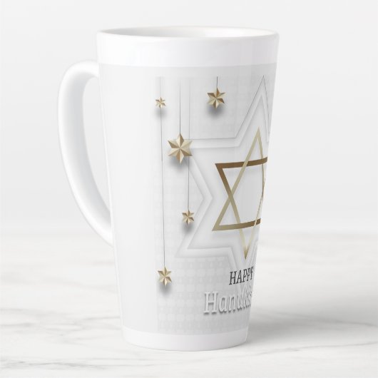 Happy Hanukkah Latte Mok (Linkerhoek)