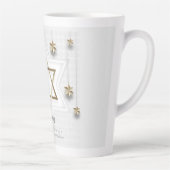 Happy Hanukkah Latte Mok (Rechts)