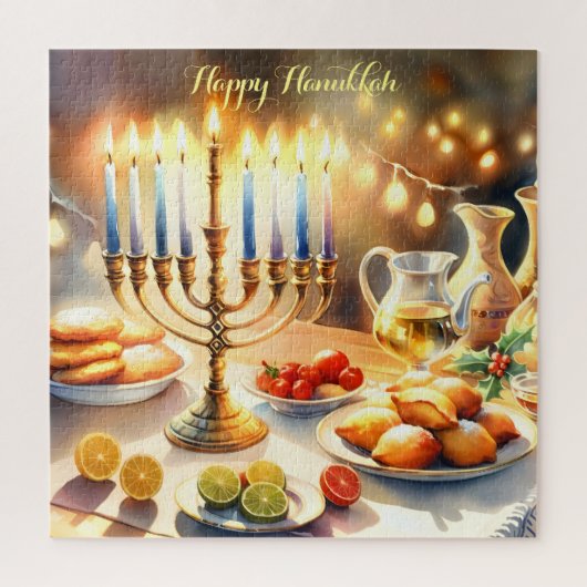 Happy Hanukkah Legpuzzel (Verticaal)
