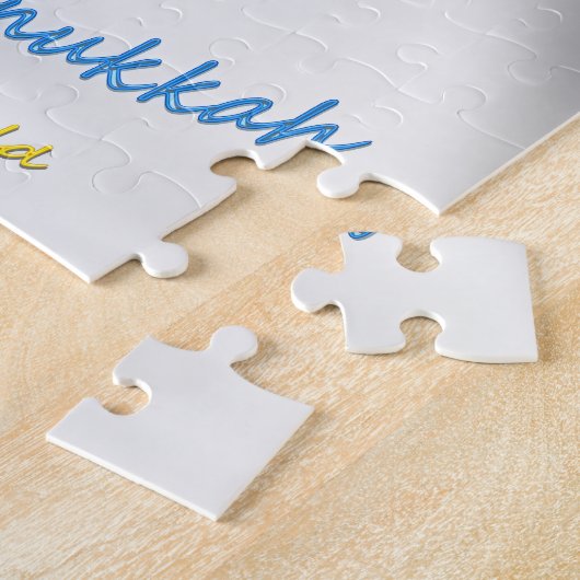 Happy Hanukkah Legpuzzel (Zijkant)