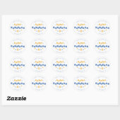 Happy Hanukkah-liefde en licht Ronde Sticker (Vel)
