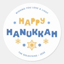 Happy Hanukkah-liefde en licht