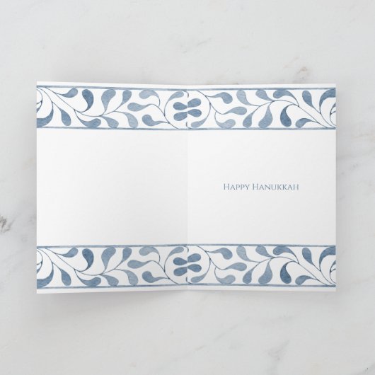 Happy Hanukkah Light Festival Foto gepersonaliseer (Binnen)