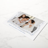 Happy Hanukkah Lijst van Light Foto Folie Feestdagenkaart (Gedraaid)