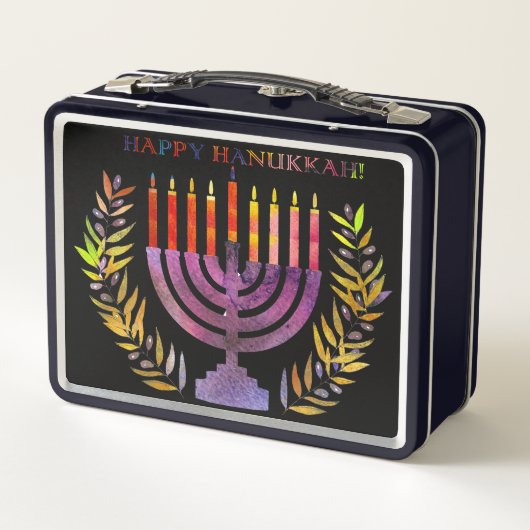 Happy Hanukkah Lunchbox (Achterkant)