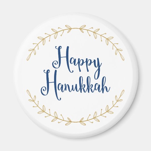 Happy Hanukkah Magneet (Voorkant)