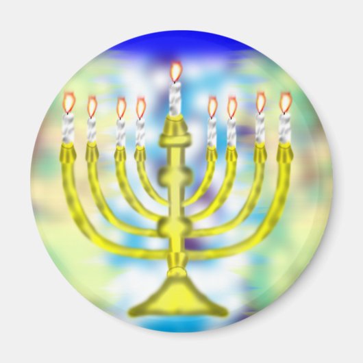 Happy Hanukkah Magneet (Voorkant)