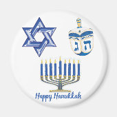 Happy Hanukkah Magneet (Voorkant)