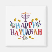 Happy Hanukkah Magneet (Voorkant)