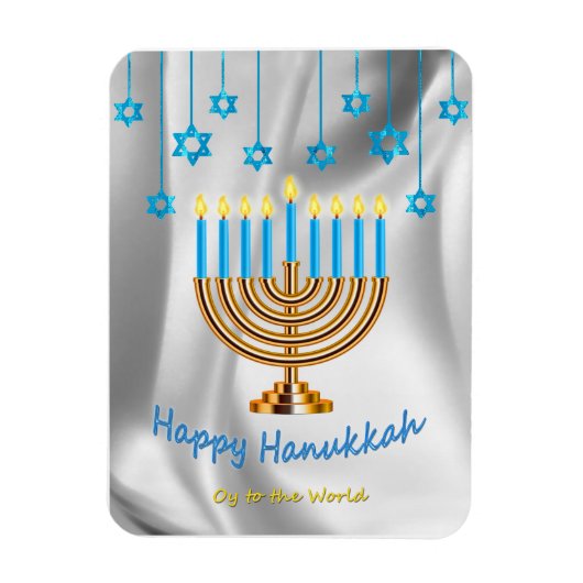 Happy Hanukkah Magneet (Verticaal)