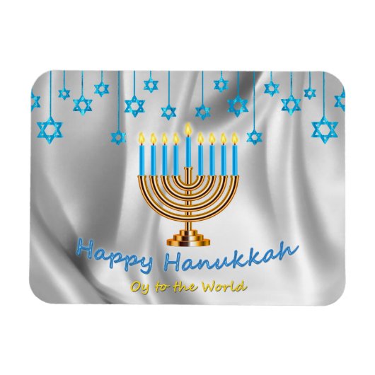 Happy Hanukkah Magneet (Horizontaal)