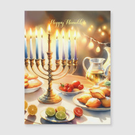 Happy Hanukkah Magnetische Uitnodiging