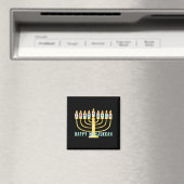Happy Hanukkah Mahjong Menorah Mahjukkah Chanukkah Magneet (Insitu (Vaatwasser))