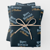 Happy Hanukkah Matthew Wrapping Paper voor Matthew (In situ)
