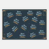 Happy Hanukkah Matthew Wrapping Paper voor Matthew (Voorkant 3)