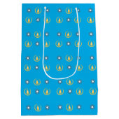 Happy Hanukkah Medium Cadeauzakje (Achterkant)