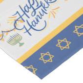 Happy Hanukkah Medium Tafelloper (Hoek)