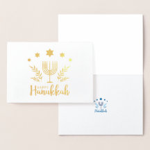 Happy Hanukkah Menorah