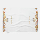 Happy Hanukkah Menorah Food Latkes & Donuts Theedoek (Horizontaal)