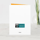 Happy Hanukkah. Menorah met Dreidels Feestdagen Kaart (Achterkant)