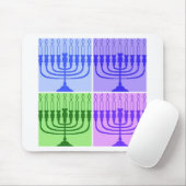 Happy Hanukkah Menorah Muismat (Met muis)