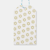 Happy Hanukkah Menorah Party Custom Cadeaulabel (Achterkant)