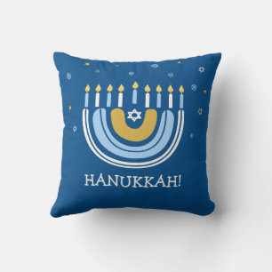 Happy Hanukkah Menorah Rainbow Sierkussen