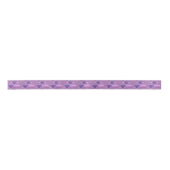 Happy Hanukkah Menorah Satin Ribbon Satijnen Lint (Voorkant)