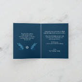 Happy Hanukkah Menorah Stars  kaart (Binnen)