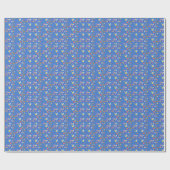 Happy Hanukkah Menorah Wrapping Paper Cadeaupapier (Vlak)