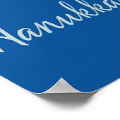 Happy Hanukkah Merry Christmas Dual Holiday Poster (Hoek)