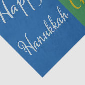 Happy Hanukkah Merry Christmas Dual Holiday  Tissuepapier (Detail)