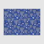 Happy Hanukkah Modern Tissuepapier (Voorkant)