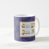 Happy Hanukkah-mok Koffiemok (Voorkant rechts)