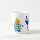 Happy Hanukkah-Mok Koffiemok (Center)