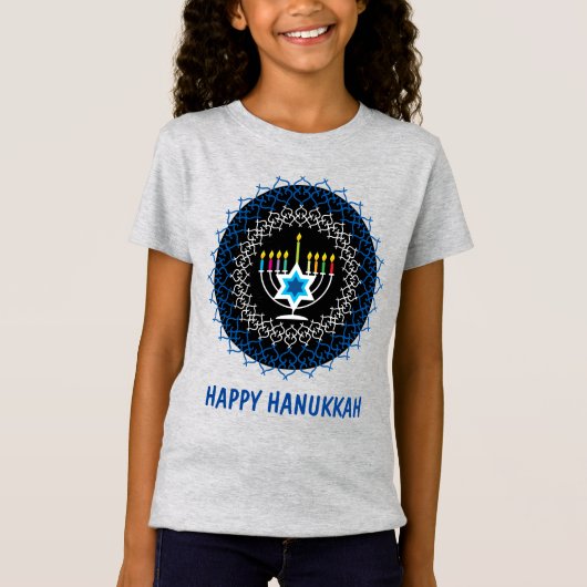 Happy Hanukkah - mooi design2 T-shirt (Voorkant)