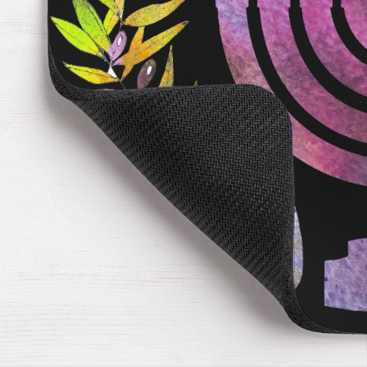 Happy Hanukkah Mousepad Muismat (Hoek)