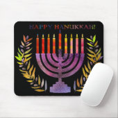 Happy Hanukkah Mousepad Muismat (Met muis)